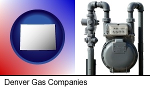 Denver, Colorado - a residential natural gas meter