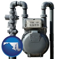 maryland a residential natural gas meter