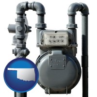oklahoma a residential natural gas meter