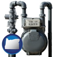 oregon a residential natural gas meter